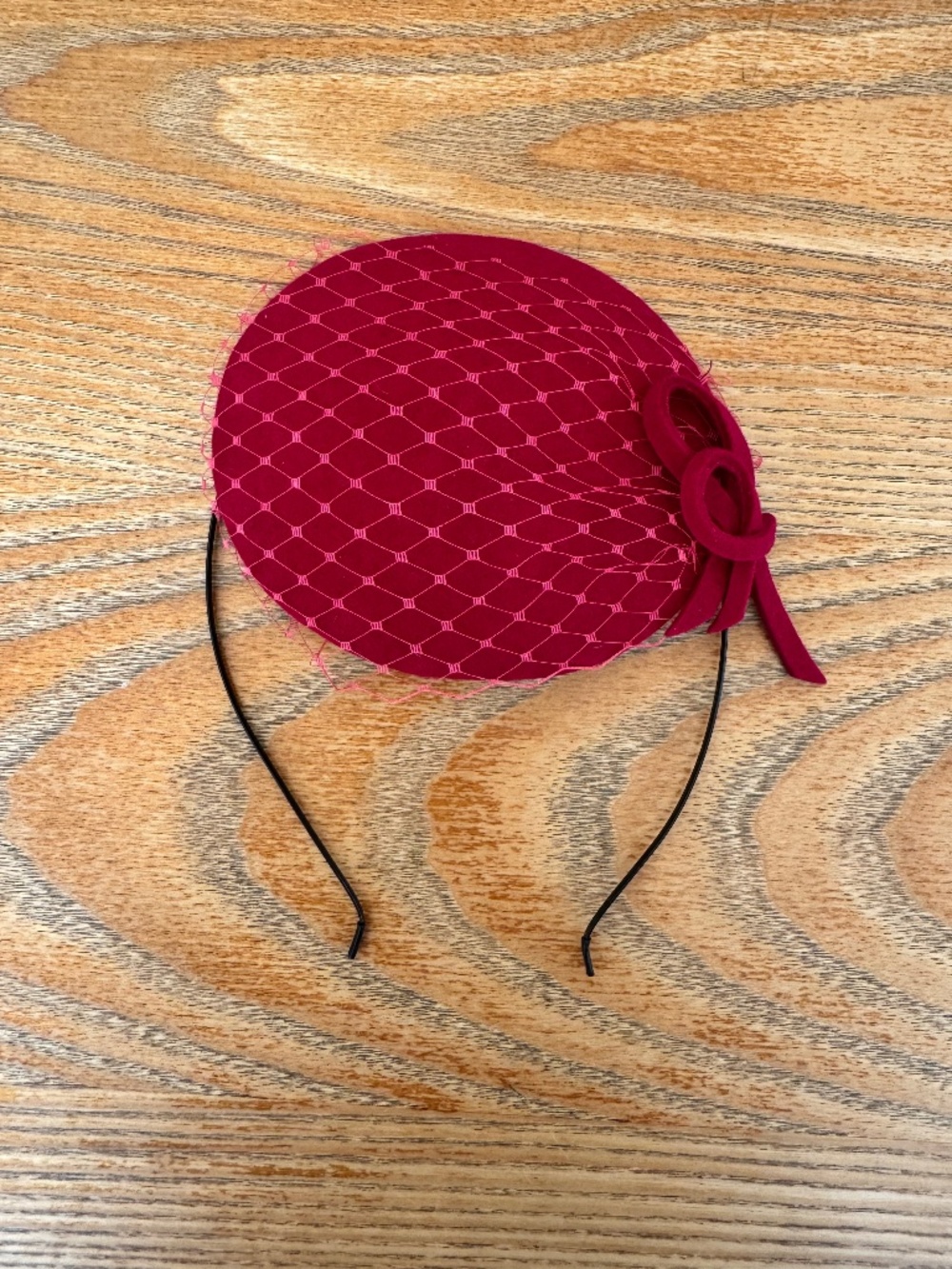 Deep Pink Fascinator